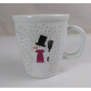 Bodum Christmas Winter Snowman In The Snow 4.25" Coffee Cup
